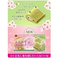 在飛比找蝦皮購物優惠-(平價購)日本 北日本期間限定 櫻花抹茶蛋糕 91g