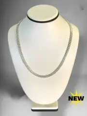 NEW - 5.9mm Cuban Chain in Solid .925 Sterling Silver - 22" (TRP050972)