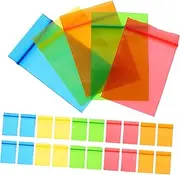 MOKKHNB 500Pcs Colored Self Sealing Bags Resealable Small Packing Bags for Jewelry Crafts Versatile Storage