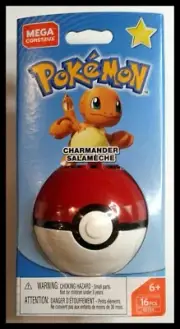 New Pokemon Mega Construx Poke Ball CHARMANDER 16 pcs Building Set