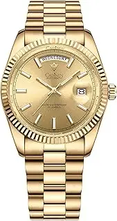 [FINNIAN] CADISEN Men's Automatic Mechanical Watch with Sapphire Glass Stainless Steel Strap Classic Casual