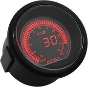 SFCPDDZYNE 52mm Car Guages Boost Turbo Gauge LCD Digital Display with Sensor Red Blue Turbo Auto Bar Automotive Voltage Boost Meter