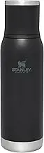 Stanley Adventure to-Go Thermal Flask 1.0L - 25 Hours Hot - 27 Hours Cold - Leakproof Flask for Hot Drink - Insulated Lid - BPA-Free Coffee Flask - Dishwasher Safe - Black