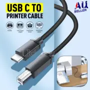 USB C to USB B 2.0 Male Cable Type C Midi Cord for Printer Scanner Phone MacBook