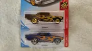 Hot Wheels 2019 Flames Series '57 Chevy Two Color & Wheel Variations