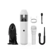 Handheld Vacuum Cordless,Car Vacuum Portable Cordless Lightweight with Strong Suction, Portable Mini Vacuum for Home/Car/Office, White