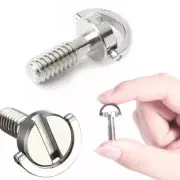 2PCS D-Ring Screw 1/4" Male Thread Camera Tripod Mount Quick Release Screws