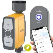 WiFi Water Timer Hose Timer - Smart Garden Hose Faucet Timer with Weather Awa...