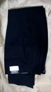 Size 10R Boys Dress Pants Barrage Black Pleated Suit Dress Pants