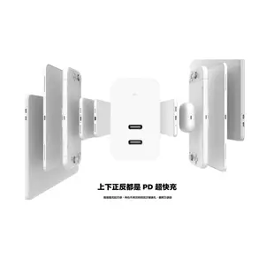 Innergie 台達電 C6 Duo (摺疊版)充電器+Lightning to USB-C iphone線【快充組】