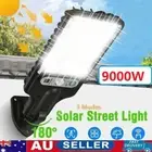 9000W LED Solar Flood Lights Motion Sensor Security Yard Street Outdoor Lamps