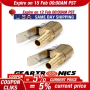 2 pcs Open Flow Straight Lock-On Air Chuck with Clip for Tire Inflator Car Tool