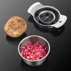 Stainless Steel Pomegranate Deseeder Peeling Tool With Bowl And Wooden Hamme WY2