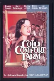 Modern FILM POSTER Postcard: COLD COMFORT FARM (Kate Beckinsale, Joanna Lumley)