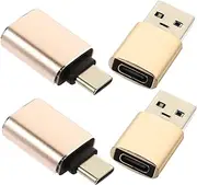 4pcs C Adapter to Type C Converter Durable Design for Easy Connection with Phone Laptop and Tablet Convenience