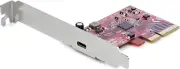 PEXUSB321C 1-Port USB 3.2 Gen 2X2 Pcie Card with 1X USB Type-C Port