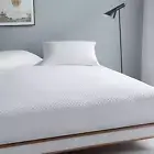 Twin XL Bed Waterproof Fitted Mattress Protector-Cooling Mattress Pad Cover with