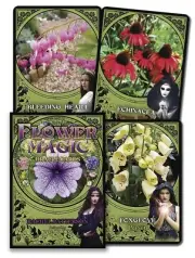FLOWER MAGIC ORACLE CARDS SET Tarot Kit Card Deck flowers botanical divination