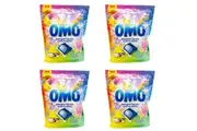 168pc Omo Detergent Laundry Stain Removal Capsules Rose Blossom & Morning Dew