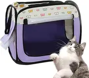 Drying Box for Dogs and Cats, Drying Room for Pets - Car Pet Drying Box Made of Oxford Fabric - Breathable Car Pet Drying Box, Portable Cat Cage Against Flying Hair with Hair Tray