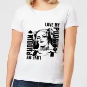 DC Comics Suicide Squad Harley Love Puddin Women's T-Shirt - White