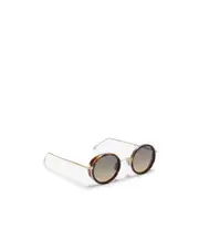 Geometric frame sunglasses One size Nude
