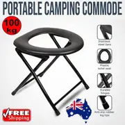 Portable Folding Toilet Seat Camping Caravan for Outdoor Travelling Potty Stool
