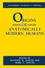 Origins of Anatomically Modern Humans by Doris V. Nitecki (English) Paperback Bo
