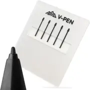 V-Pen Replacement Tips 10-Pack for Remarkable 2 - Premium Black Stylus Nibs E...