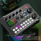 Blutooth Support Audio Mixer Live Sound Card w/ Mic for Live Streaming Broadcast