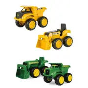 4pc John Deere 15cm Sandbox/Construction Dump Truck/Tractor Die-Cast Toys 2y+