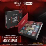 Game Arknights CONTINGENC CONTRACT Official Badge Commemorative Gift Box Set
