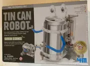 4M Fun Mechanics Kit Tin Can Robot Green Science construction build STEM - NEW