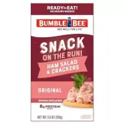 Bumble Bee Snack On The Run Ham Salad with Crackers Kit 3.5 oz Pack of 12 - R...