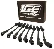 ICE 9MM PRO 100 SERIES IGNITION LEADS FOR HSV MALOO VZ VE VF LS2 LS3 6.0L 6.2 V8