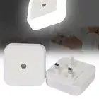 2X Automatic Led Night Light Plug In Energy Saving Dusk To Dawn Sensor Lamp