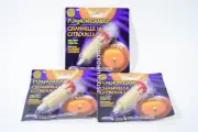 3 Fun World Pumpkin Pro PUMPKIN CANDLE Halloween Candle LED Light Auto TimerSALE