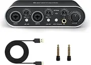 Saramonic MV-Mixer 2-Channel 24-bit/192kHz Audio Interface for Mac & Windows with 2x XLR-1/4” Combo Inputs for Mic, Instrument & Line Signals (MV-MIXER)