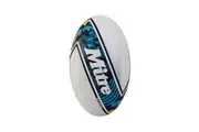 Mitre Squad Rugby Ball (White/Blue/Black) (5)