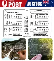 Hunting Rangefinder, Hunt-R Card, Analog Range Finder Card, Hunting Rangefinder