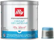 illy Iperespresso Decaffeinated Espresso Capsules, 21 Capsules - Rich and Smo...