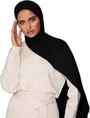 [Voile Chic] Premium Jersey Hijab Scarf For Women - Islamic Head Scarf Wrap Hijabs