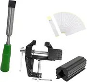 Ronyme Golf Grip Kit for Regripping Rubber Clamp Easy to Use Grip Tape Remover Bench Vise