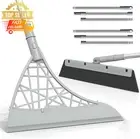 2x Floor Squeegee Broom Set Multi-Function Water Sweeper Dust Pet Hair Remover