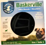 Baskerville Ultra Muzzles, Sizes 2 or 3, Please Specify Size, Black, NEW