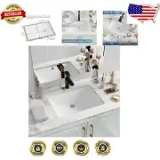 Elegant Rectangular Undermount Bathroom Sink 20x15in - Stain-Resistant Fireclay