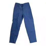 Peaches Uniforms Scrub Cargo Bottom Blue Drawstring Waist 7167C Women Small NWT