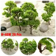 Vibrant Train Model Trees 4cm Scale Tree Park Scenery Landscape Ornament