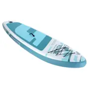 VEVOR Inflatable Stand Up Paddle Board White and Blue Non-slip Deck for Youth and Adults