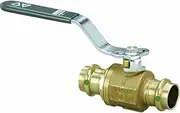 Viega 79825 ProPress Zero Lead Bronze Ball Valve with Stainless Steel Trim with 3/4-Inch P x P